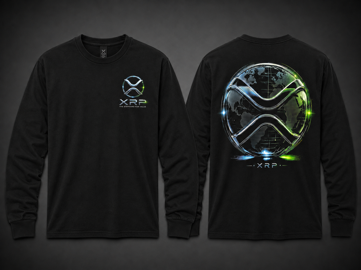 XRP Global Long Sleeve Tee — By Swankora